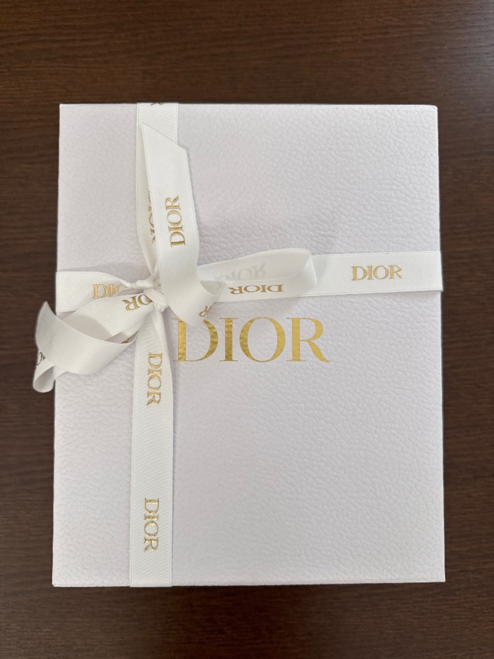 Dior Box and Ribbon and Tissue Paper